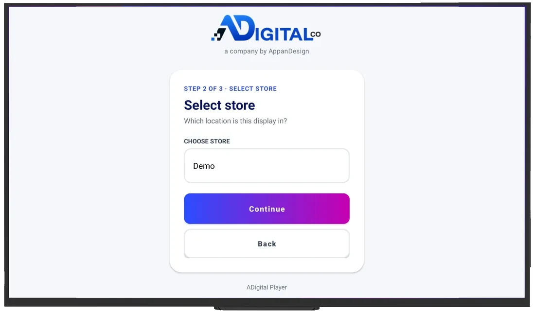 ADigital — choose the store