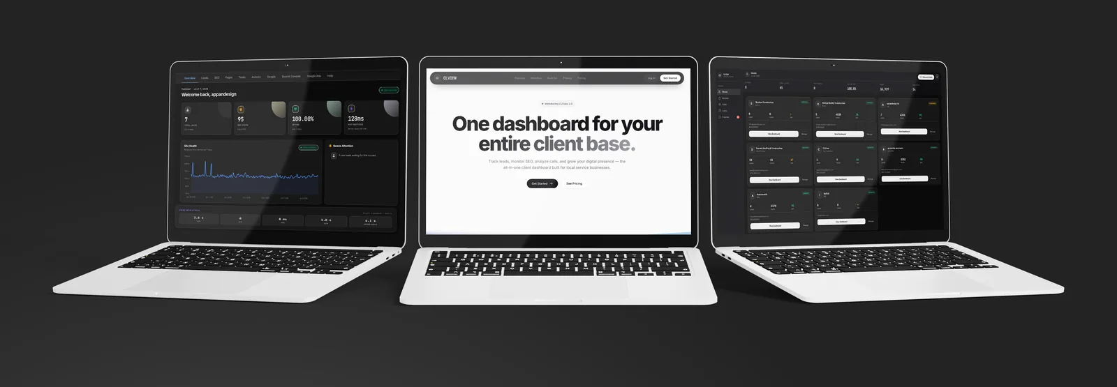 CLView Client Dashboard — preview