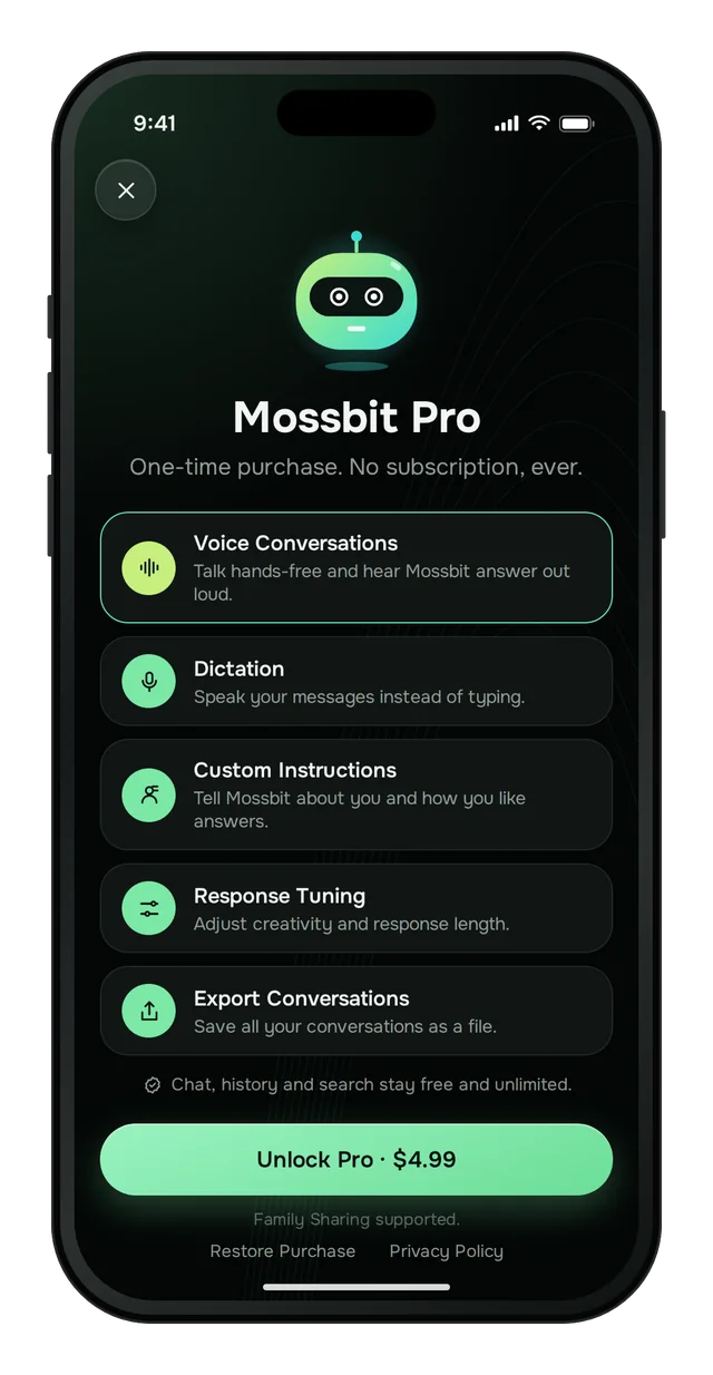 Mossbit — Private AI — Mossbit Pro