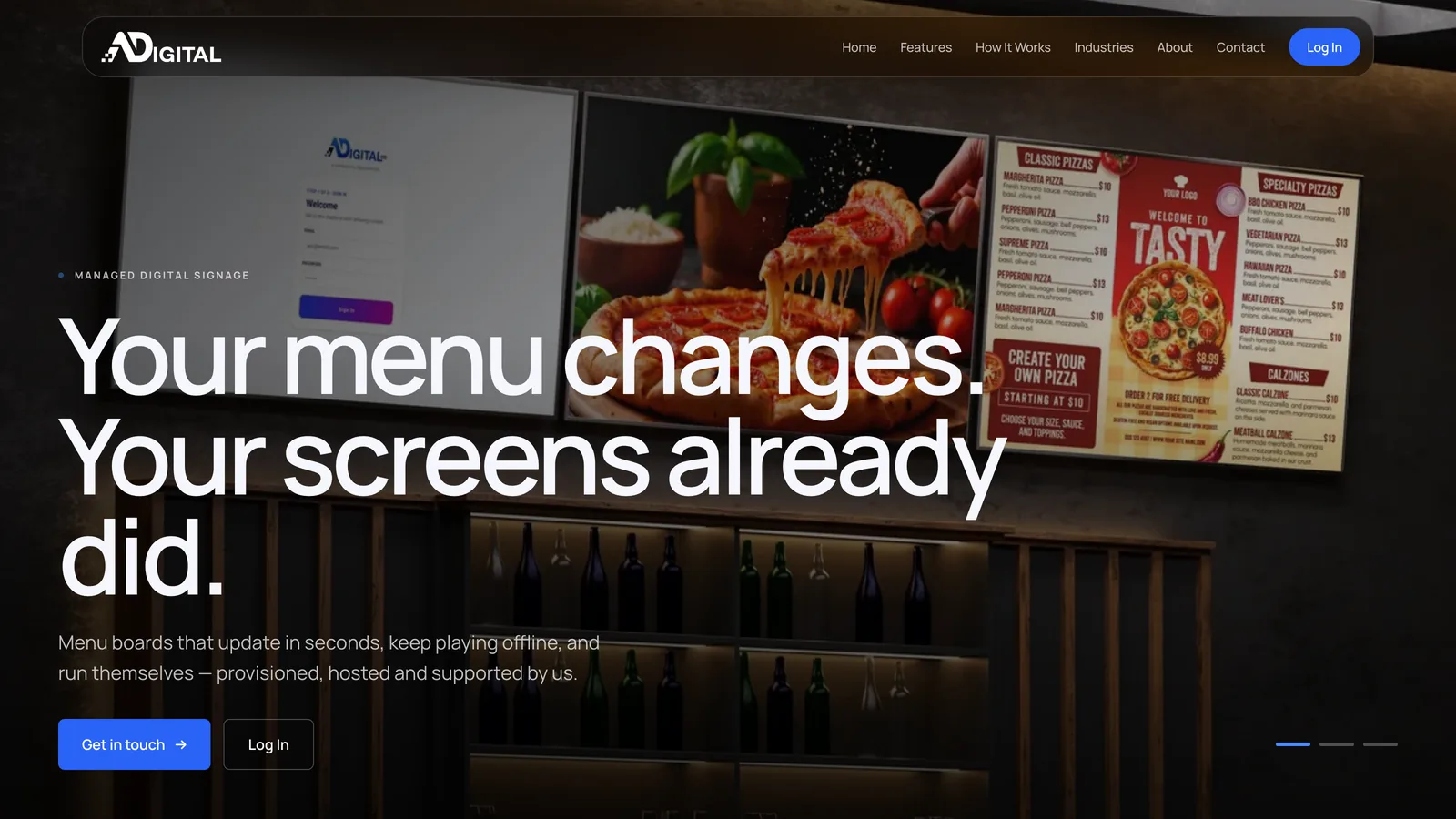 ADigital — Menu Boards
