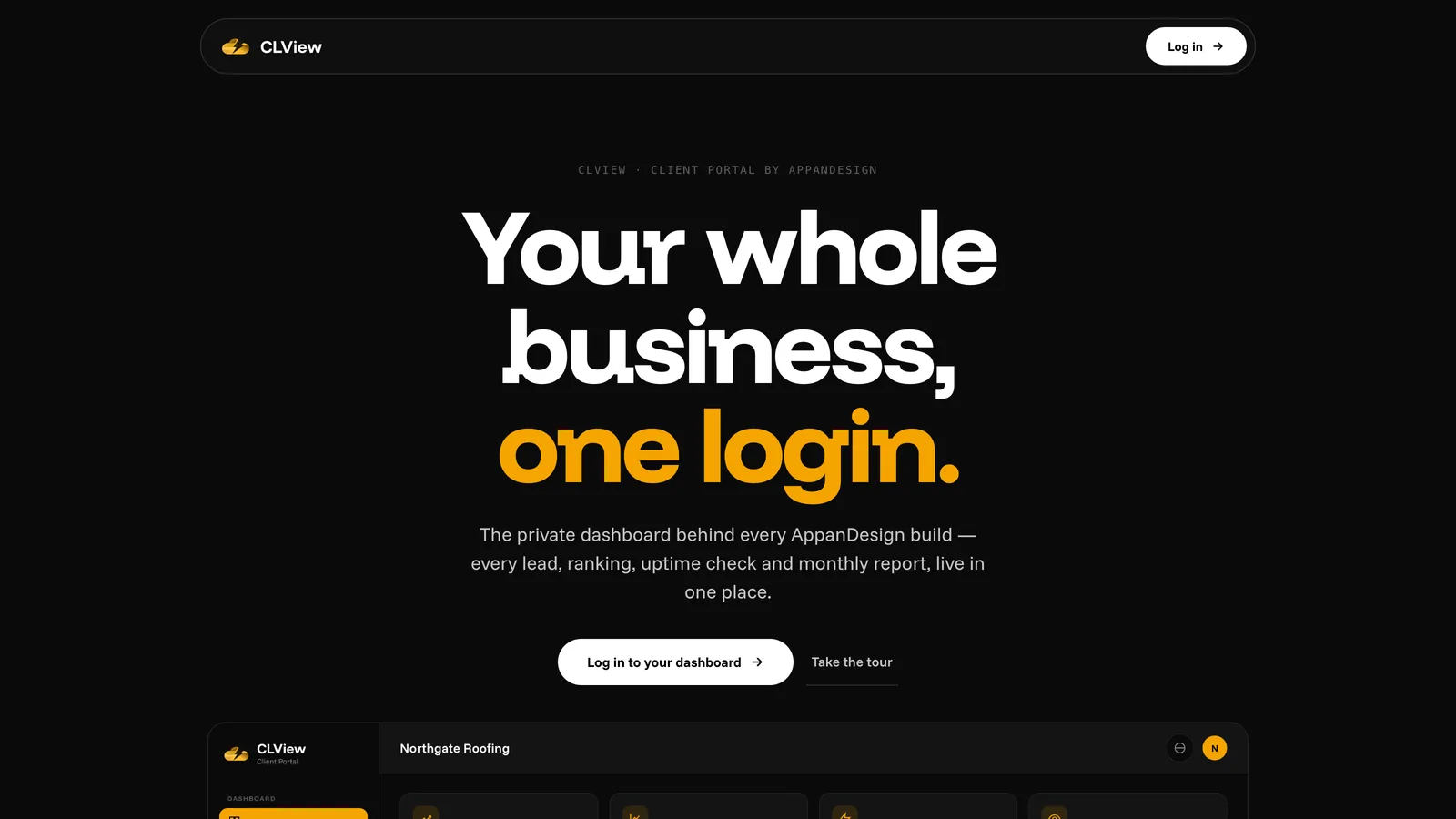 CLView Client Dashboard