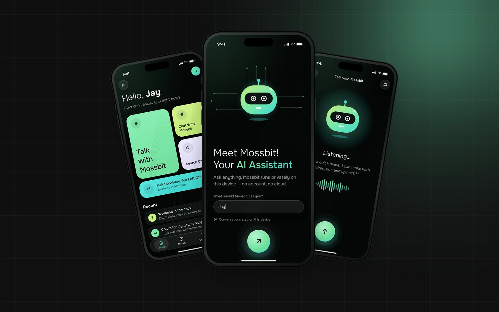 Mossbit — Private AI